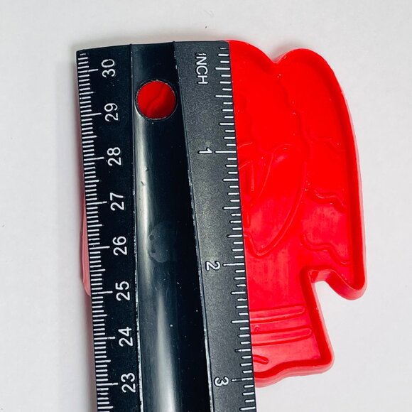 Vintage Red Angel Cookie Imprint Cutter Holiday Christmas Baking Tool - Picture 3 of 4